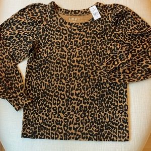 Loft Leopard Top